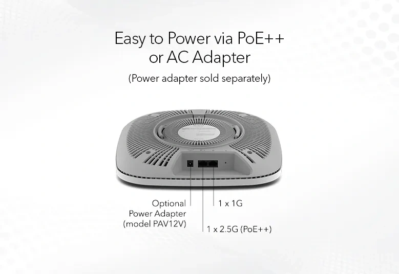 AX6000 Tri-Band PoE Multi-Gig WiFi 6 Access Point