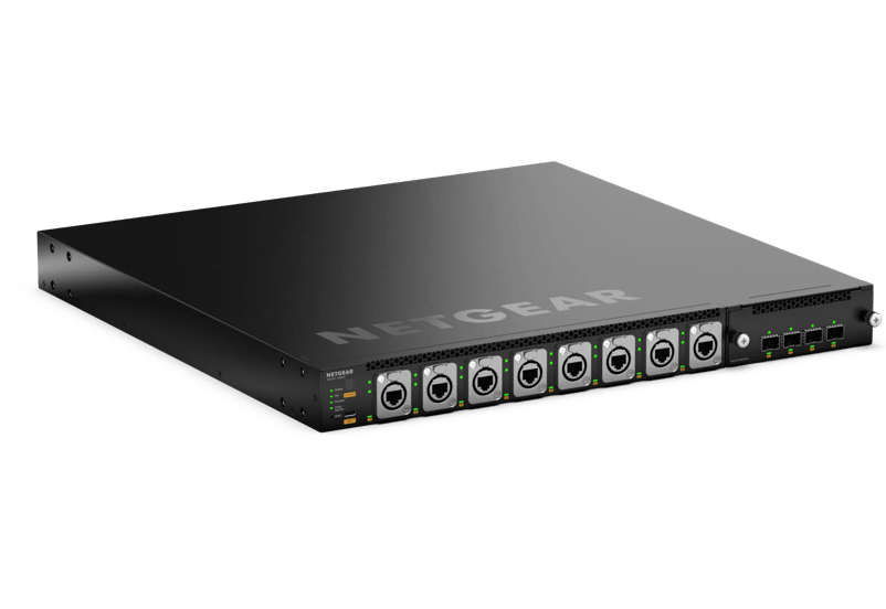 16x 2.5G PoE++ (530W base, up to 1,130W) incl. 8x Neutrik etherCON and 4xSFP28 25G Managed Switch