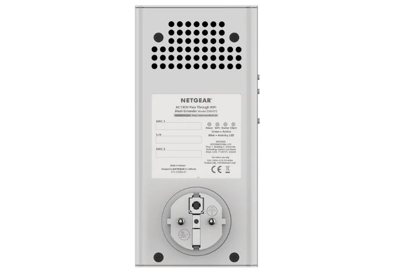 NETGEAR (EX6470) Dualband-WiFi-Mesh-Range-Extender AC1900