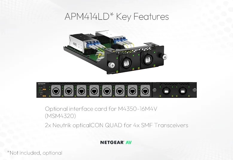 16× 2,5G PoE++ (530W Basis, bis zu 1.130W) inkl. 8× Neutrik etherCON und 4× SFP28 25G Managed Switch