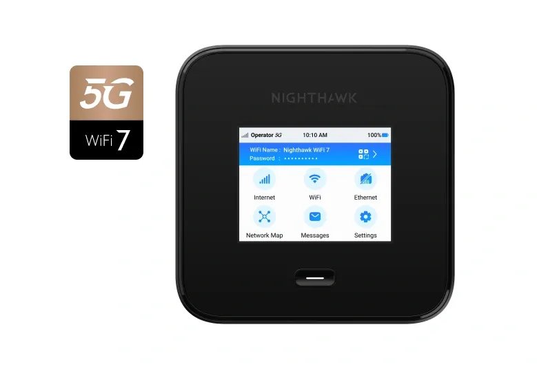 Nighthawk® M7 Pro, WiFi 7 mobiler 5G-Router, bis zu 6 Gbit/s