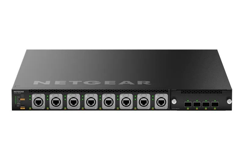 16x 2.5G PoE++ (530W base, up to 1,130W) incl. 8x Neutrik etherCON and 4xSFP28 25G Managed Switch