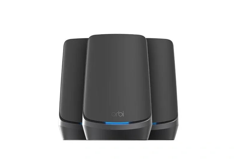 Orbi 960 Series Quad-band WiFi 6E Mesh 3-Pack, Black Edition