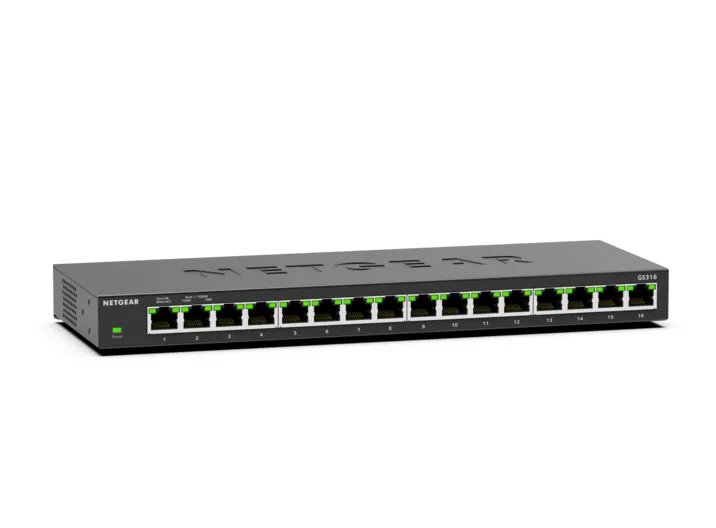 NETGEAR GS316 Unmanaged 16-Port Gigabit Ethernet Switch