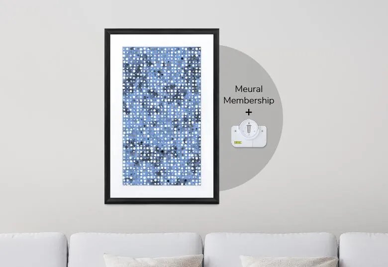 Meural Canvas, Mount, and Membership Bundle