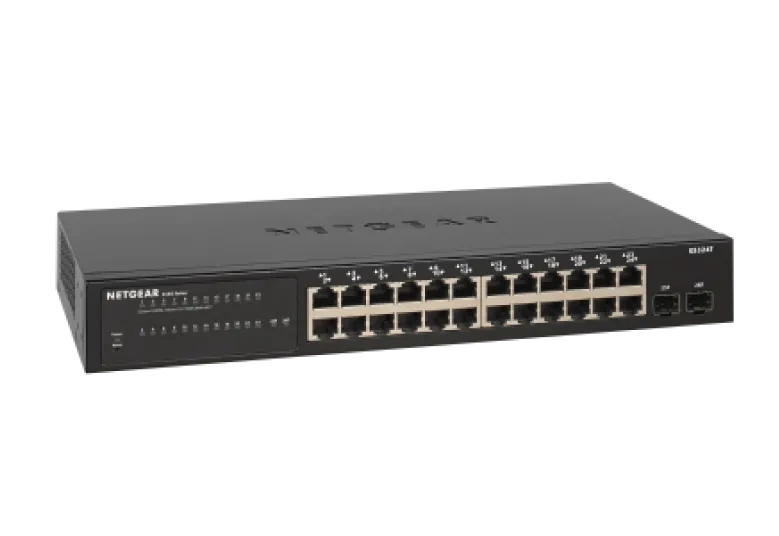 NETGEAR 24-Port Gigabit Smart Mngd Pro Switch with 2xSFP (GS324T)