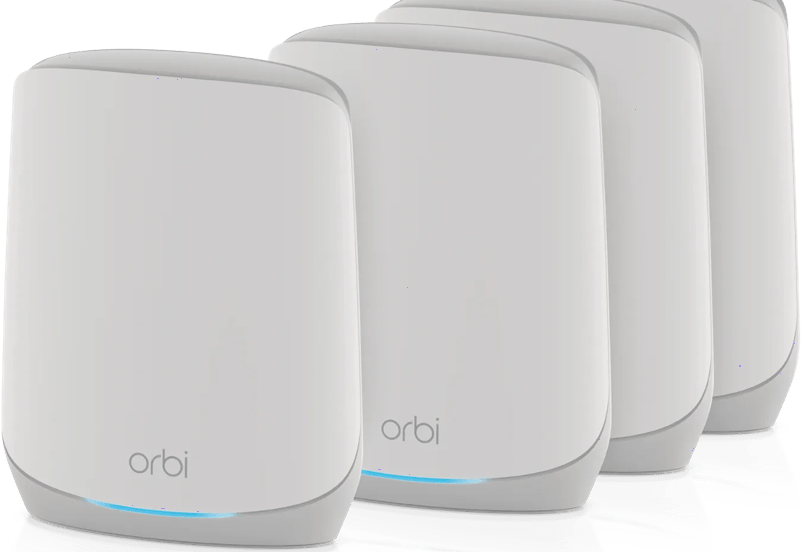 Orbi 760 Series Tri-band WiFi 6 Mesh System, 5.4Gbps, Router + 3 Satellites
