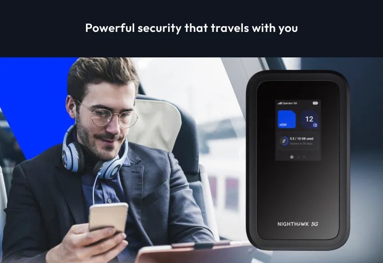 Nighthawk 5G M7 Portable WiFi Hotspot with eSIM