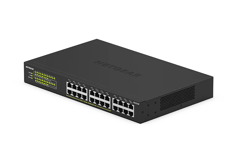 24-Port Gigabit Ethernet Unmanaged PoE+ Essentials Switch with 16-Ports PoE+ (190W)