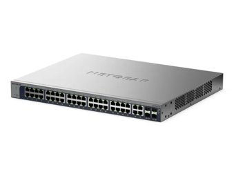 48-Port 10-Gigabit Ethernet Smart Switch with 4 Dedicated SFP+ Ports