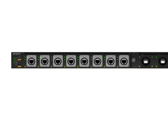 16x 2.5G PoE++ (530W base, up to 1,130W) incl. 8x Neutrik etherCON and 4xSFP28 25G Managed Switch