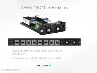 16× 2,5G PoE++ (530W Basis, bis zu 1.130W) inkl. 8× Neutrik etherCON und 4× SFP28 25G Managed Switch