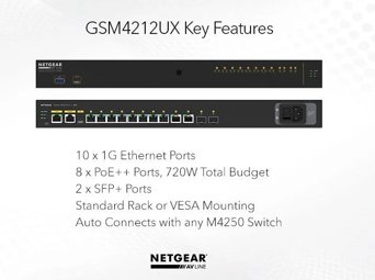 8x1G Ultra90 PoE++ 802.3bt 720W 2x1G and 2xSFP+ Managed Switch