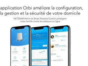 NETGEAR® Orbi™ Tri-Bande WiFi 6 Mesh Système, 5.4Gbps, Routeur + 1 Satellite