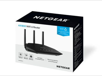 NETGEAR 4-Stream Dual-Band WiFi 6 Router, 1.8Gbps