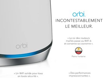 Orbi WiFi 6 AX6000 WiFi 6 집안 전체 Mesh WiFi 시스템 (RBK855)