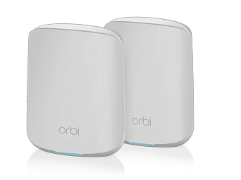 Orbi Dual-Band WiFi 6 Mesh System, 1.8Gbps, Router + 1 Satellite