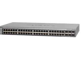 Stapelbarer 52-Port Gigabit Ethernet Smart Switch mit 2 Kupfer/SFP-Kombination und 4 dedizierte SFP Uplink/Stacking Ports