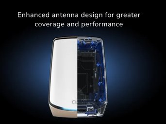 Orbi 860 Series Tri-Band WiFi 6 Router, 6Gbps, 10 Gig Port, with 1-year NETGEAR Armor included