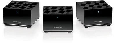 Nighthawk Tri-band Mesh WiFi 6 System 3.6Gbps Routeur + 2 satellites avec NETGEAR Smart Parental Controls™ et avec NETGEAR Armor™