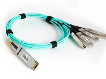 Optic.ca Q4X25-AO3M-NT-OC 3m Active Optical 100G QSFP28 to 4x25G SFP28 AOC Cable (ACC4V763)