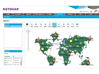 Aplicación de software para la gestión de redes de una gama de productos NETGEAR