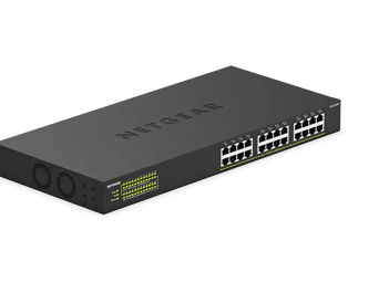 24-Port Gigabit Ethernet Unmanaged PoE+ Essentials Switch with 16-Ports PoE+ (190W)