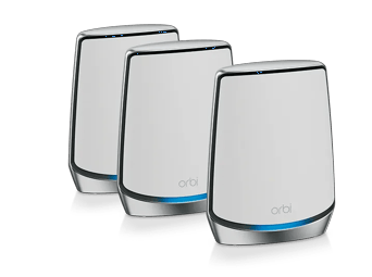 Orbi Tri-Band WiFi 6 Mesh System, 6Gbps, Router + 2 Satellites