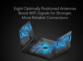 Nighthawk~~®~~ Tri-Band WiFi 6E Router (up to 10.8Gbps) with new 6GHz band, NETGEAR Armor™ & NETGEAR Smart Parental Controls™