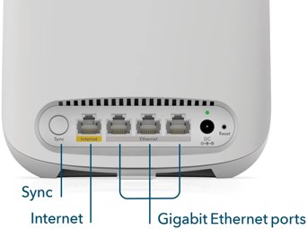 NETGEAR~~®~~ Orbi~~TM~~ RBR350 WiFi 6 Dual-band Mesh Router