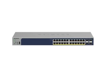 24 Port Gigabit Ethernet PoE+ Smart Switch w/ optional Remote/Cloud Management and 4 SFP Ports (190W)