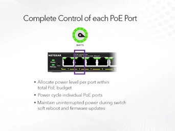 8 puertos Gigabit Ethernet PoE+ Easy Smart Essentials Switch (62W)
