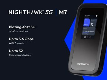 Nighthawk 5G M7 Mobile WiFi 7 Router for Telstra