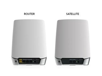 NETGEAR ORBI6 RBK752 無線LANルーター WiFi 6 Mesh System - Orbi 750 Series RBK752 Router and Satellite