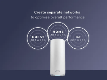 Orbi 870 Series Tri-Band WiFi 7 Mesh System 3 Pack RBE873 - NETGEAR