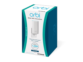 Orbi Tri-band Add-on Wall Plug Satellite, 2.2Gbps