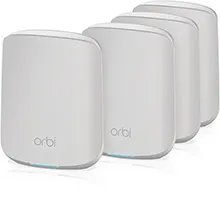 Orbi Dual-Band WLAN 6 Mesh-System, 1,8 Gbit/s, Router + 3 Satelliten