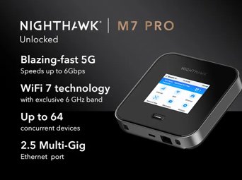 Nighthawk® M7 Ultra 5G mmWave WiFi 7 Mobile Hotspot Router for Telstra