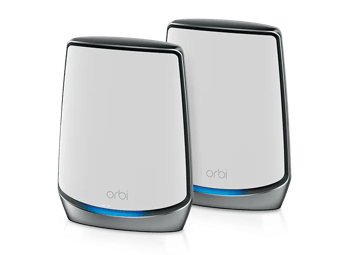 NETGEAR Orbi Tri-Bande WiFi 6 Whole Home Mesh Système - 2 Pack (RBK852)