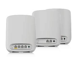 Orbi Dual-Band WiFi 6 Mesh System, 1.8Gbps, Router + 2 Satellites