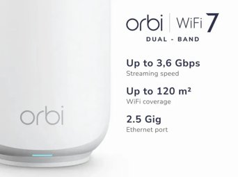 Orbi 370 Series Dual-Band WiFi 7 Mesh Add-on Satellite