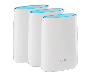 Orbi Tri-band Mesh WiFi System, 3Gbps, Router + 2 Satellites