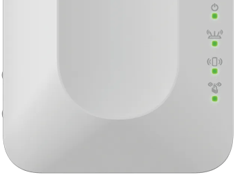 Dual-band WiFi 6 Mesh Extender, 1.6Gbps, Wall-plug, Internal Antenna