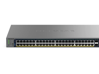 48 Port Gigabit Ethernet PoE+ Smart Switch w/ optional Remote/Cloud Management and 4 SFP Ports (380W)