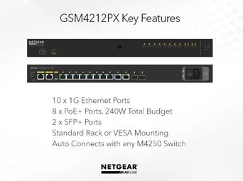 8x1G PoE+ 125W 2x1G and 2xSFP Managed Switch