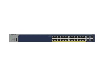 24 Port Gigabit Ethernet PoE+ Smart Switch w/ optional Remote/Cloud Management and 4 SFP Ports (190W)