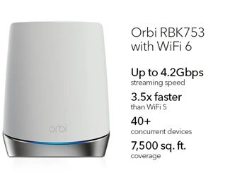 Orbi RBK753 with WiFi 6