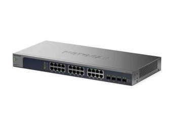 24-Port 10G/Multi-Gigabit Ethernet Easy Smart Managed Switch with 4 Dedicated 10G SFP+ Ports
