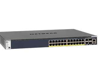 M4300-28G PoE+, GSM4328PB, 24x1G PoE+ 630W, 2x10G, 2xSFP+