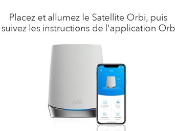 Orbi Tri-Banda WiFi 6 Add-on Satellite, 4.2Gbps